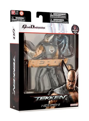 BANDAI - Tekken - Actionfigur 17 cm - Heihachi Mishima Game Dimensions - Offizielle Lizenz - Gelenkfigur Heihachi Tekken - 40672 von BANDAI