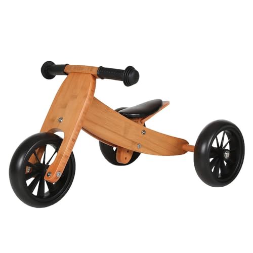 Bandits & Angels Holz 4-in-1 Smartbike für Kinder ab 1 Jahr (Bambus, unisex) von Bandits & Angels
