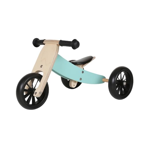 Bandits & Angels Lauflernrad/Laufrad aus Holz 4-in-1 Smartbike ab 1 Jahre (Minze) von Bandits & Angels