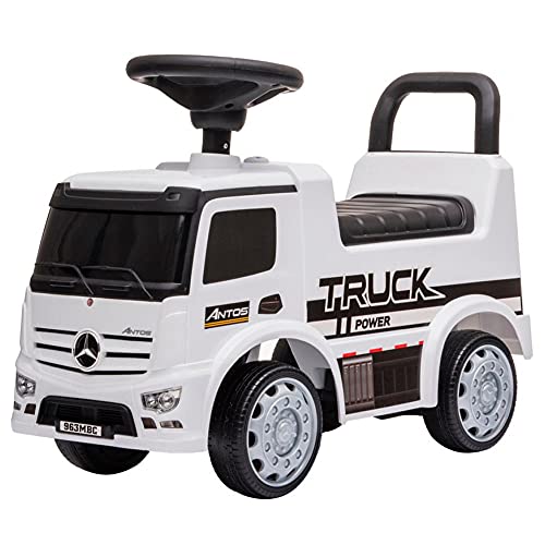 Bandits & Angels Rutschauto Mercedes Benz Antos Truck Weiß ab 1 Jahr für Jungen – Weißer Truck für Kinder – Truck mit Hupe Bandits & Angels Rutschauto Mercedes Benz Antos Truck Weiß ab 1 Jahr für Jungen – Weißer Truck für Kinder – Truck mit Hupe von Bandits & Angels