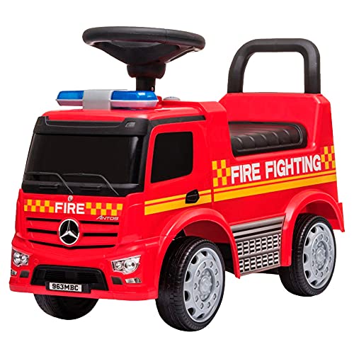 Bandits & Angels Rutschauto Mercedes Benz Feuerwehrauto Rot ab 1 Jahr für Jungen – Rotes Feuerwehrauto für Kinder – Feuerwehrauto mit Hupe Bandits & Angels Rutschauto Mercedes Benz Feuerwehrauto Rot ab 1 Jahr für Jungen – Rotes Feuerwehrauto für Kinder – Feuerwehrauto mit Hupe von Bandits & Angels
