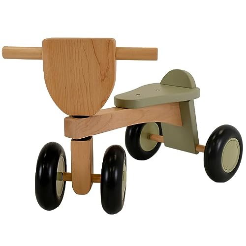Bandits & Angels Vintage Rider Green Natural Laufrad Holz ab 1 Jahr – Für Jungen und Mädchen – Holzlaufrad Grün – Vierrad – Geräuscharme und kratzfreie Räder Bandits & Angels Vintage Rider Green Natural Laufrad Holz ab 1 Jahr – Für Jungen und Mädchen – Holzlaufrad Grün – Vierrad – Geräuscharme und kratzfreie Räder von Bandits & Angels