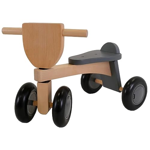 Bandits & Angels Vintage Rider Grey Natural Laufrad Holz ab 1 Jahr – Für Jungen und Mädchen – Holzlaufrad Grau – Vierrad – Geräuscharme und kratzfreie Räder Bandits & Angels Vintage Rider Grey Natural Laufrad Holz ab 1 Jahr – Für Jungen und Mädchen – Holzlaufrad Grau – Vierrad – Geräuscharme und kratzfreie Räder von Bandits & Angels