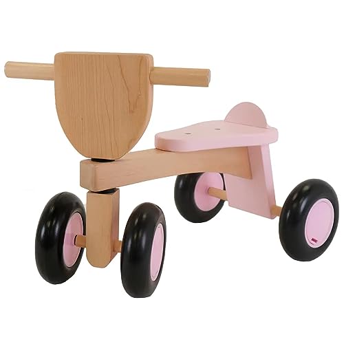 Bandits & Angels Vintage Rider Pink Natural Laufrad Holz ab 1 Jahr – Für Mädchen – Laufrad aus Holz Pink – Vierrad – Geräuscharme und kratzfreie Räder Bandits & Angels Vintage Rider Pink Natural Laufrad Holz ab 1 Jahr – Für Mädchen – Laufrad aus Holz Pink – Vierrad – Geräuscharme und kratzfreie Räder von Bandits & Angels