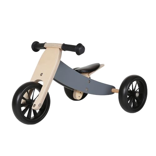 Lauflernrad/Laufrad aus Holz 4-in-1 Smartbike ab 1 Jahre (Grau) von Bandits & Angels