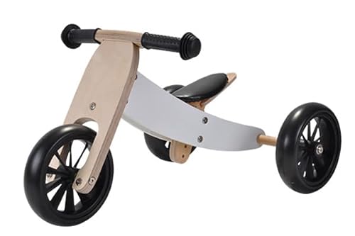 Lauflernrad/Laufrad aus Holz 4-in-1 Smartbike ab 1 Jahre (Weiß) von Bandits & Angels