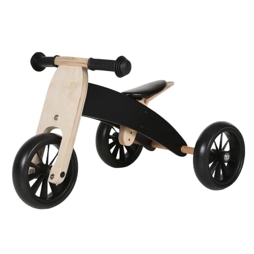 Bandits & Angels Smart Bike Laufrad Holz 4-in-1 Schwarz ab 1 Jahr – Für Jungen und Mädchen – Laufrad aus Holz – Umkehrbar in Dreirad und Zweirad – Verstellbarer Sattel Bandits & Angels Smart Bike Laufrad Holz 4-in-1 Schwarz ab 1 Jahr – Für Jungen und Mädchen – Laufrad aus Holz – Umkehrbar in Dreirad und Zweirad – Verstellbarer Sattel von Bandits & Angels
