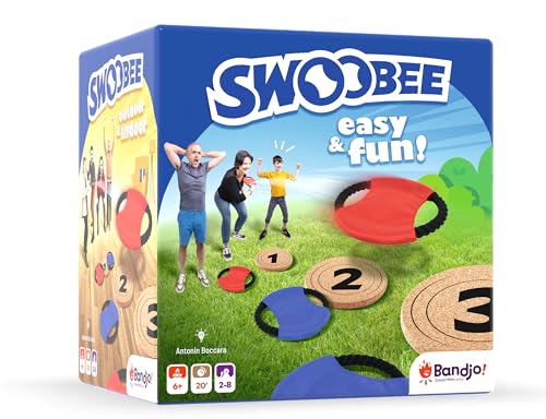 Bandjo – Swoobee – Gesellschaftsspiel – Geschicklichkeitsspiel – im Freien und im Innenbereich – leicht und leicht zu transportieren – ideal für Spaß mit Freunden oder der Familie – für 2 bis 8 Bandjo – Swoobee – Gesellschaftsspiel – Geschicklichkeitsspiel – im Freien und im Innenbereich – leicht und leicht zu transportieren – ideal für Spaß mit Freunden oder der Familie – für 2 bis 8 von Bandjo!