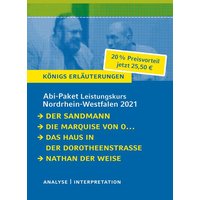 Abitur-Paket Nordrhein-Westfalen 2021. Deutsch Leistungskurs - Königs Erläuterungen von Bange, C