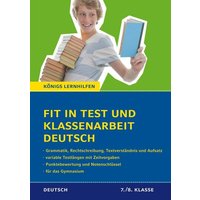 Fit in Test und Klassenarbeit – Deutsch. 7./8. Klasse Gymnasium von Bange, C
