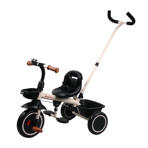 Baninni Dreirad mit Schiebestange Cara, Beige von Baninni