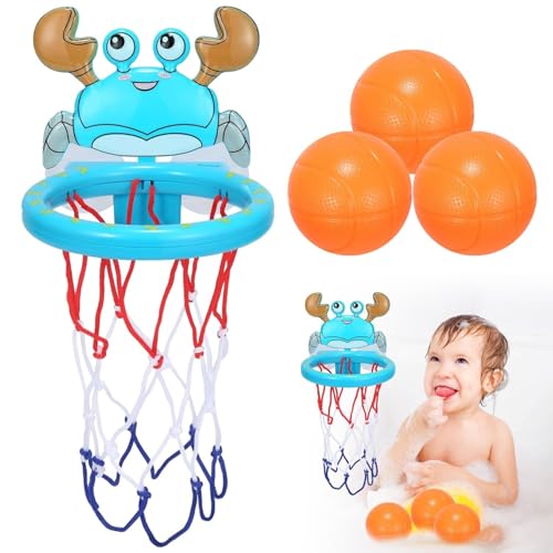 Badewannen Basketballkorb, Basketballkorb für Badezimmer, Saugnapf Basketballkorb mit 3 Bälle, Basketball Badewannenspielzeug, Interaktives Badespielzeug, für Kinder von 1-8 Jahren Badewannen Basketballkorb, Basketballkorb für Badezimmer, Saugnapf Basketballkorb mit 3 Bälle, Basketball Badewannenspielzeug, Interaktives Badespielzeug, für Kinder von 1-8 Jahren von Bankeep