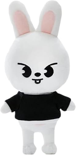 Bankeep SKZOO Plüschtier Plüschpuppe, süßes Cartoon-Anime-Stofftier, Wolf Chan/Leebit/DWAEKKI/Jiniret/HAN Quokka/BbokAri/PuppyM/Foxl.Ny Plüschpuppe (Leebit) von Bankeep