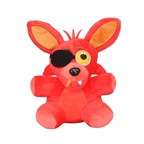 Five Nights at Freddy's Plushies Toys Circus Baby Funtime Foxy Golden Freddy Bear, Plüschpuppe, Plüschpuppe, Geschenk für Kinder (Foxy 25,4 cm) von Bankeep