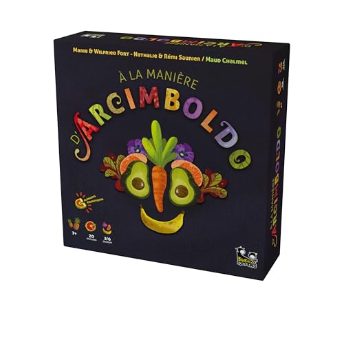 Auf Arcimboldo – Gesellschaftsspiel ab 7 Jahren – Spaß – nutzen Sie Ihre Kreativität – erstellen Sie Bilder – ideal mit Familie oder Freunden – in der Gruppe – Gesellschaftsspiel – Blackrock Games von Bankiiiz Editions