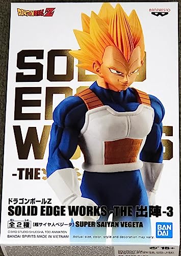 BANPRESTO - Dragon Ball Z – Solid Edge Works Vol.3 Super Saiyajin Vegeta Statue von Banpresto