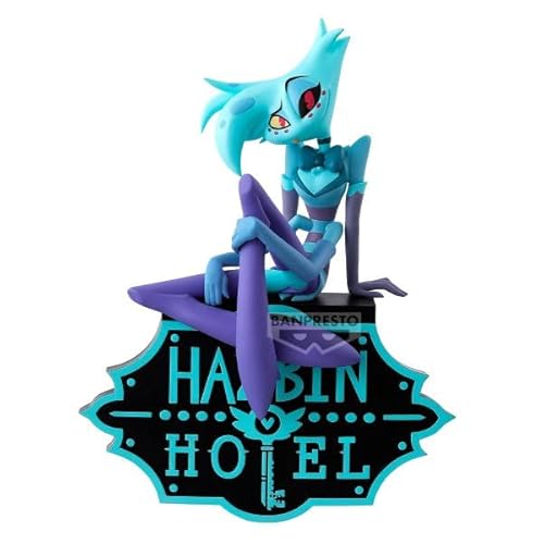 Banpresto Actionfigur Angel Dust Hazbin Hotel, Monitor Top (Ver.B) 16 cm, BP29702P, Mehrfarbig, Sammelfigur, optimal für Anime-Fans von Banpresto