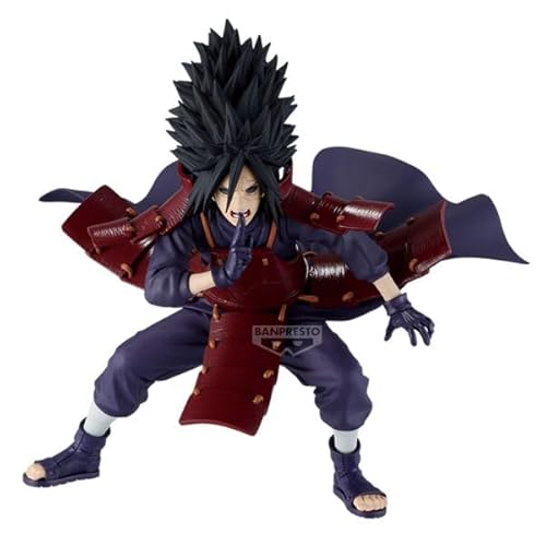 Banpresto Actionfigur Madara Uchiha Naruto Shippuden, Vibration Stars, 17 cm, BP29732P, Mehrfarbig, Sammelfigur, optimal für Anime-Fans von Banpresto