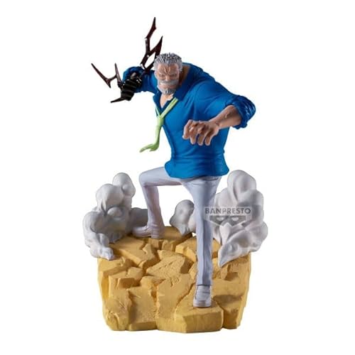 Banpresto Actionfigur Monkey D. GARP One Piece, Senkozekkei, 19 cm, BP29761P, mehrfarbig, Sammelfigur, optimal für Anime-Fans von Banpresto