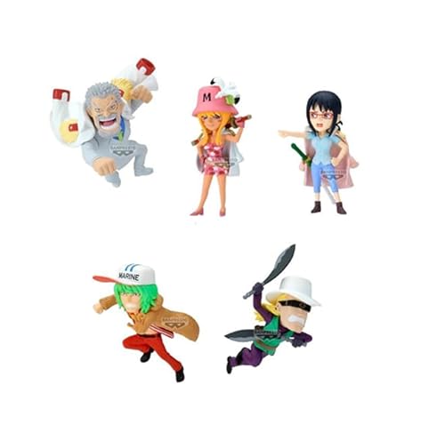 Banpresto BANDAI - Figur World Collectable Figure - One Piece - A - 7cm - (5 Verschiedene Figuren - einzeln verpackt) -BP28700P von Banpresto