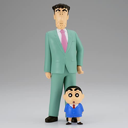 Banpresto BP18769 Actionfigur Crayon Supaan - Nohara Family Figur - Family Photo Vol.1, 21 cm, Mehrfarbig von Banpresto