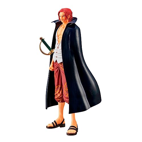 Banpresto One Piece RED Actionfigur Shanks Vol.2 The Grandline Men aus Kunststoff, von Bandai. von Banpresto