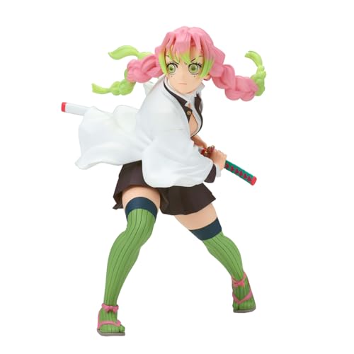 Banpresto BP88586P Mitsuri Kanroji Actionfigur, Demon Slayer: Kimetsu No Yaiba, Vibration Stars, 13 cm, Mehrfarbig von Banpresto