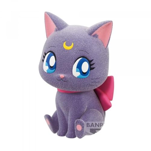 Banpresto BP88595P Fluffy Puffy Mond Figur, Pretty Guardian Sailor Moon Cosmos The Movie, Big Ribbon Ver. 7 cm, Mehrfarbig von Banpresto