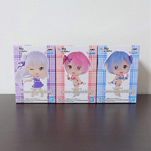 Banpresto Chibikyun Character Re: zero vol.2 Figure Figurine 6cm 3set kawaii von Banpresto