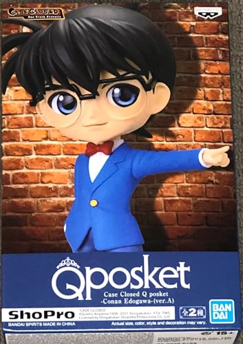 Banpresto Detective Conan Edogawa Figur Q Posket, 13 cm, Ver.A von Banpresto