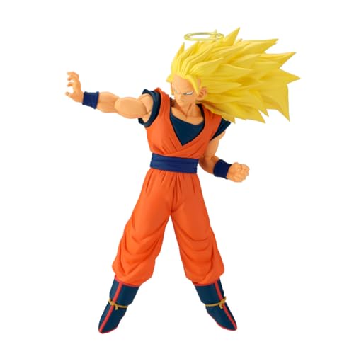 Banpresto Goku Super Saiyan 3 (Vs Majin Buu) Dragon Ball Z - Match Makers, 17 cm, Mehrfarbig, BP29078P, optimal für Anime-Fans von Banpresto