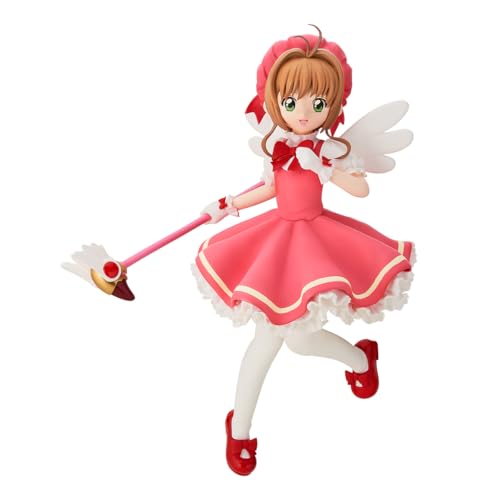 Banpresto Kinomoto Sakura Cardcaptor Sakura Clow Card Actionfigur, 20 cm, BP28647P, Mehrfarbig, Sammelfigur, optimal für Anime-Fans von Banpresto