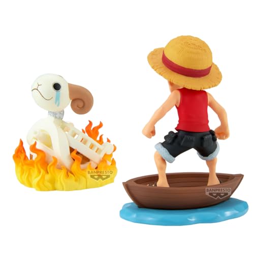Banpresto Monkey.D.Luffy & Going Merry One Piece Actionfigur - World Collectable Log Stories 8 cm - BP28928P Mehrfarbig - Sammelfigur - Ideal für Anime-Fans Banpresto Monkey.D.Luffy & Going Merry One Piece Actionfigur - World Collectable Log Stories 8 cm - BP28928P Mehrfarbig - Sammelfigur - Ideal für Anime-Fans von Banpresto