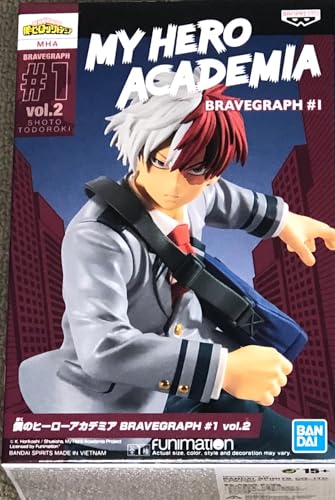 Banpresto My Hero Academia Shoto Todoroki Figur Bravegraf, 14 cm von Banpresto