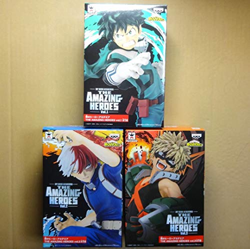 Banpresto My Hero Academia THE AMAZING HEROES vol.2 midoriya shoto bakugou 3set von Banpresto