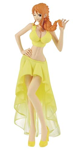Banpresto ONE PIECE LADY EDGE: WEDDING-NAMI - Gelbe Version Anime-Figur: One Piece Nami (Hochzeits-Nami) - Limitierte Edition von Banpresto
