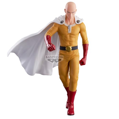 Banpresto Saitama One-Punch Man Actionfigur, Grandista 27 cm, BP29743P, mehrfarbig, Sammelfigur, optimal für Anime-Fans One-Punch Man von Banpresto
