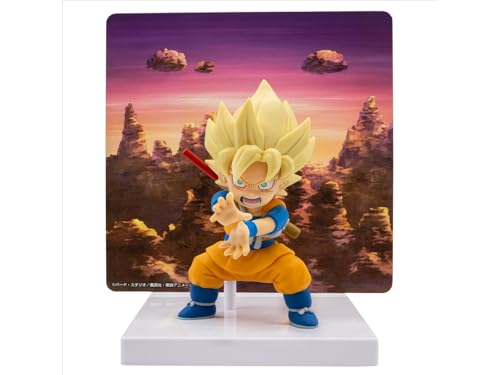 Banpresto Sammelfigur Goku (Mini) II Dragon Ball Daima mit Panel, 7 cm, BP28581P, Mehrfarbig, optimal für Anime-Fans von Banpresto