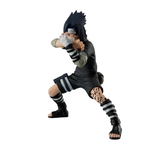 Banpresto Sammelfigur Sasuke Uchiha Naruto - Vibration Stars (Gaara & Uchiha Sasuke), 14 cm, Mehrfarbig, optimal für Anime-Fans von Banpresto