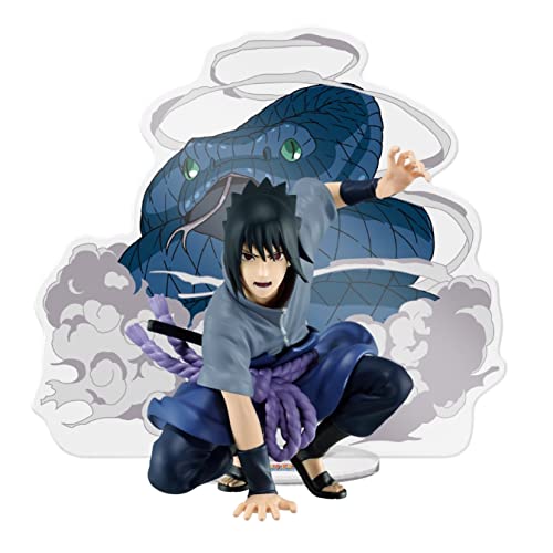 Banpresto Sasuke Uchiha Naruto Shippuden Actionfigur Spectacle BP88033, Mehrfarbig von Banpresto