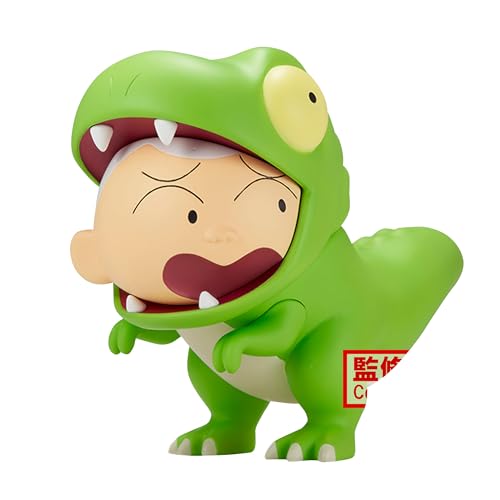 Banpresto Tyrannosaurus Masao-Kun Crayon Sinflan The Movie, Our Dinosaur Diary Kasukabe Boueitai Vol.2, 11 cm, Mehrfarbig BP89519P von Banpresto