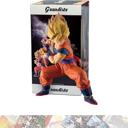 Son Gok u 28826 Grandista-Statue, 22 cm, gebündelt mit 1 A.C.G. kompatiblen Themen-Sammelkarte von Banpresto