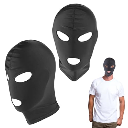 2 Stück Front-Maske, volle Abdeckung, zeigen Sie Ihre Augen und Ihren Mund, personalisierte Gesichtsmasken, atmungsaktiv, elastisch, Vollgesichtsmaske für Paarspiele, Party, Karneval, Nacht 2 Stück Front-Maske, volle Abdeckung, zeigen Sie Ihre Augen und Ihren Mund, personalisierte Gesichtsmasken, atmungsaktiv, elastisch, Vollgesichtsmaske für Paarspiele, Party, Karneval, Nacht von Bansusu