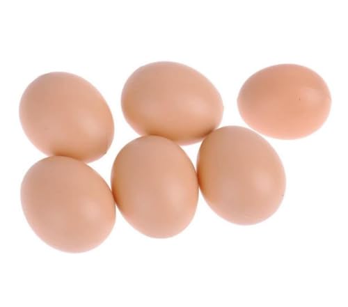 Banziaju 6pcs Plastik Ostereier, lackierbare Ostereier für Kinder Ostern Weihnachten, Plastik -Ostereier, künstliche Eier basteln Ei Banziaju 6pcs Plastik Ostereier, lackierbare Ostereier für Kinder Ostern Weihnachten, Plastik -Ostereier, künstliche Eier basteln Ei von Banziaju
