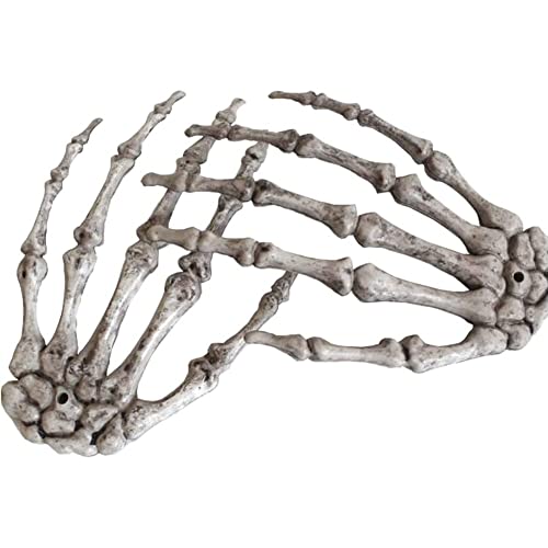 Banziaju All Saints Day Decor2PCS Halloween Skelett Hände - Realistische Lebensgröße abgetrennte Plastik -Skeletthände von Banziaju