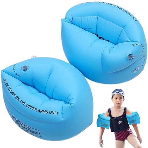Banziaju Arm Floaties, 1 Paar aufblasbare Arm Floaties für Erwachsene und Kinder, Dicke PVC -Schwimmarmschwimmer mit Luftventil, tragbarer Pool Floaties Arm, Pool Floaties Arm Banziaju Arm Floaties, 1 Paar aufblasbare Arm Floaties für Erwachsene und Kinder, Dicke PVC -Schwimmarmschwimmer mit Luftventil, tragbarer Pool Floaties Arm, Pool Floaties Arm von Banziaju
