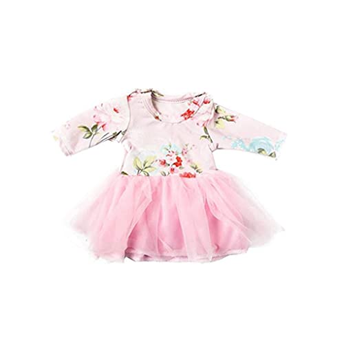 Banziaju Babypuppenkleidung, 1pc süße Puppenkleidung Anzug Mode Rock Mini Paillettenschuhe kreativ 18 Zoll Kostümversorgung Puppenkleid von Banziaju
