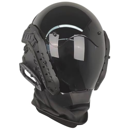 Banziaju Cyber-Punk -Maske Cyber -Punk -Helm mit inklusiven Mask Cyber Mask Futuristische Maske Gothic Mask Cosplay Mask für Erwachsene Halloween Party Coolplay -Geschenke, Cyber Mask Banziaju Cyber-Punk -Maske Cyber -Punk -Helm mit inklusiven Mask Cyber Mask Futuristische Maske Gothic Mask Cosplay Mask für Erwachsene Halloween Party Coolplay -Geschenke, Cyber Mask von Banziaju