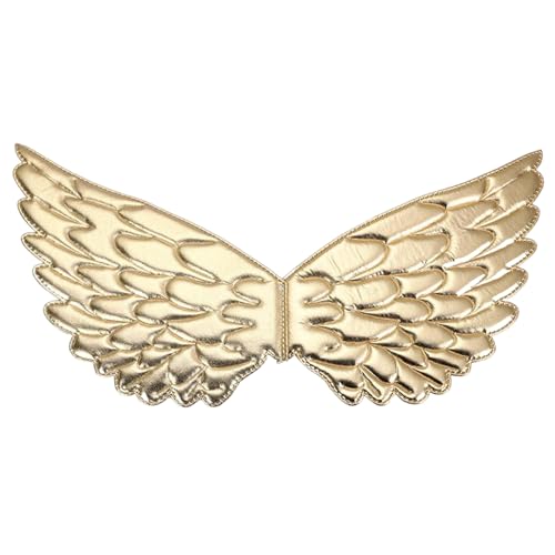 Banziaju Gold Angel Flügel Goldflügel, glitzernder Stoff Gold Angel Flügel, 16.9x8.7 Amor Flügel mit Gummiband, Flügelkostüm für Prinzessin Fairy Kostüm Geburtstag Halloween Party, Amorkostüm Banziaju Gold Angel Flügel Goldflügel, glitzernder Stoff Gold Angel Flügel, 16.9x8.7 Amor Flügel mit Gummiband, Flügelkostüm für Prinzessin Fairy Kostüm Geburtstag Halloween Party, Amorkostüm von Banziaju