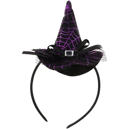 Banziaju Halloween DecorationHalloween Stirnbänder Spinnen Witch Hüte Stirnbandzubehör Party Charaktere Cosplay Kostümzubehör von Banziaju